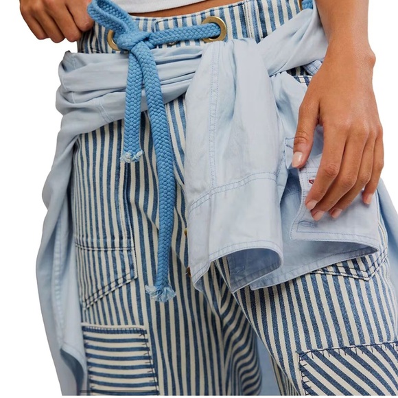 We The Free Moxie Railroad Low-Slung Jeans dark slate new 25 - Picture 2 of 9